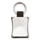 PCMSCN - PORTE CLES METAL ET CUIR NOIR