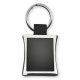 PCMSCN - PORTE CLES METAL ET CUIR NOIR