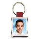 PCMSCN - PORTE CLES METAL ET CUIR NOIR