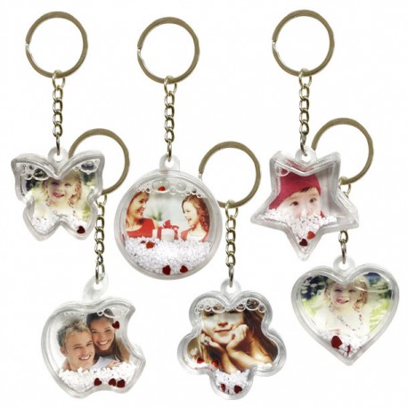 PCNAS6 - PORTE CLÉS NEIGE ASSORTIS