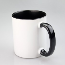 MUG BICOLORE NOIR ET BLANC