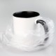 MUG BICOLORE NOIR ET BLANC