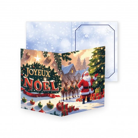 CARTONNAGE NOEL VERTICAL TRIPLE ENCOCHES