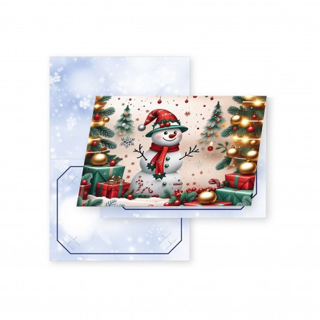 CARTONNAGE NOEL HORIZONTAL DOUBLE ENCOCHES (9x13/10x15)
