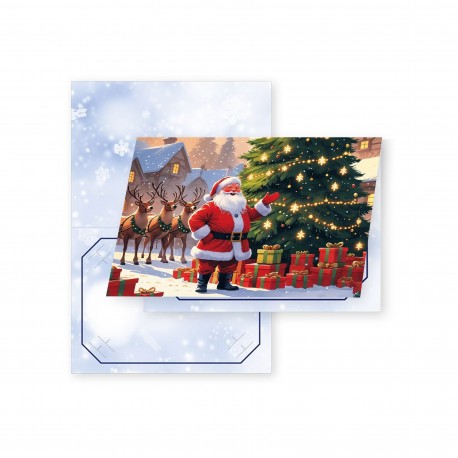 CARTONNAGE NOEL HORIZONTAL DOUBLE ENCOCHES (9x13/10x15)
