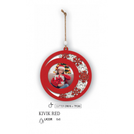 LK33R - SUJET NOEL KIVIK RED