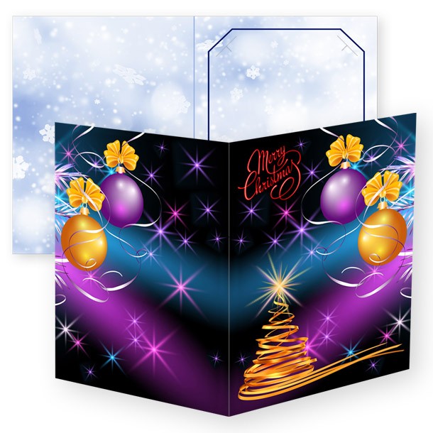 10X15NV78 - CHEMISE NOEL BOULES