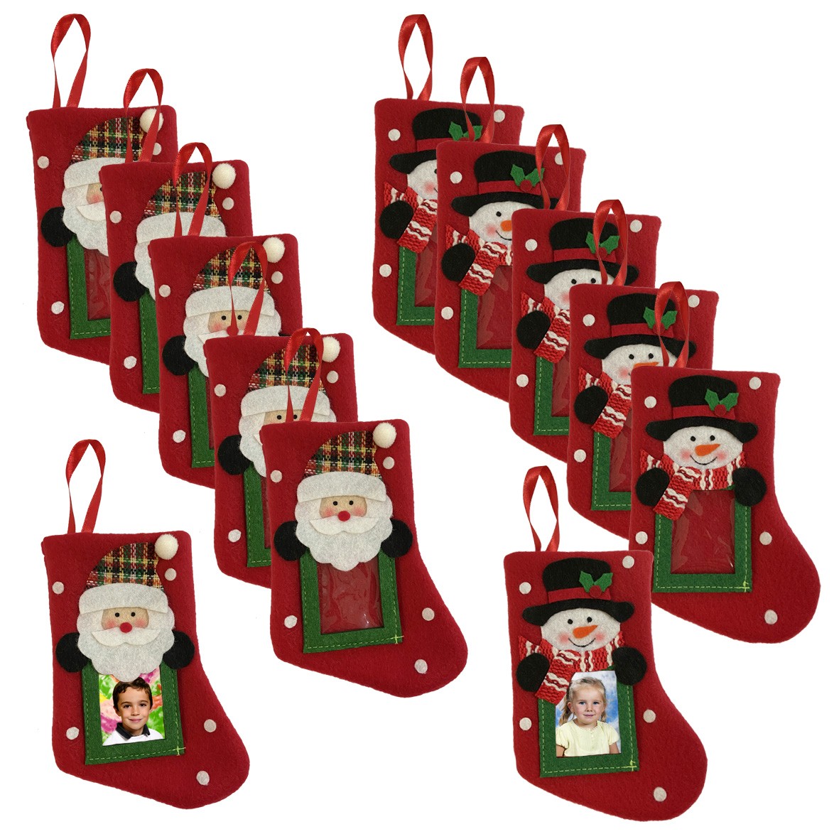 PLSCNM - LOT DE 12 MINI CHAUSSETTES ASSORTIS