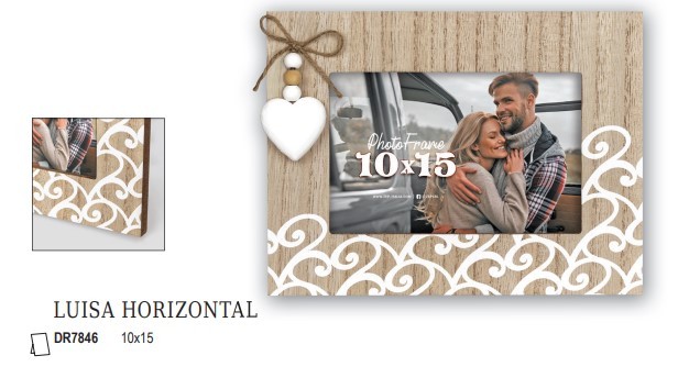 DR7846 - CADRE BOIS 10X15 LUISA HORIZONTALE