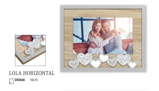 DR2646 - CADRE BOIS 10X15 LOLA HORIZONTAL