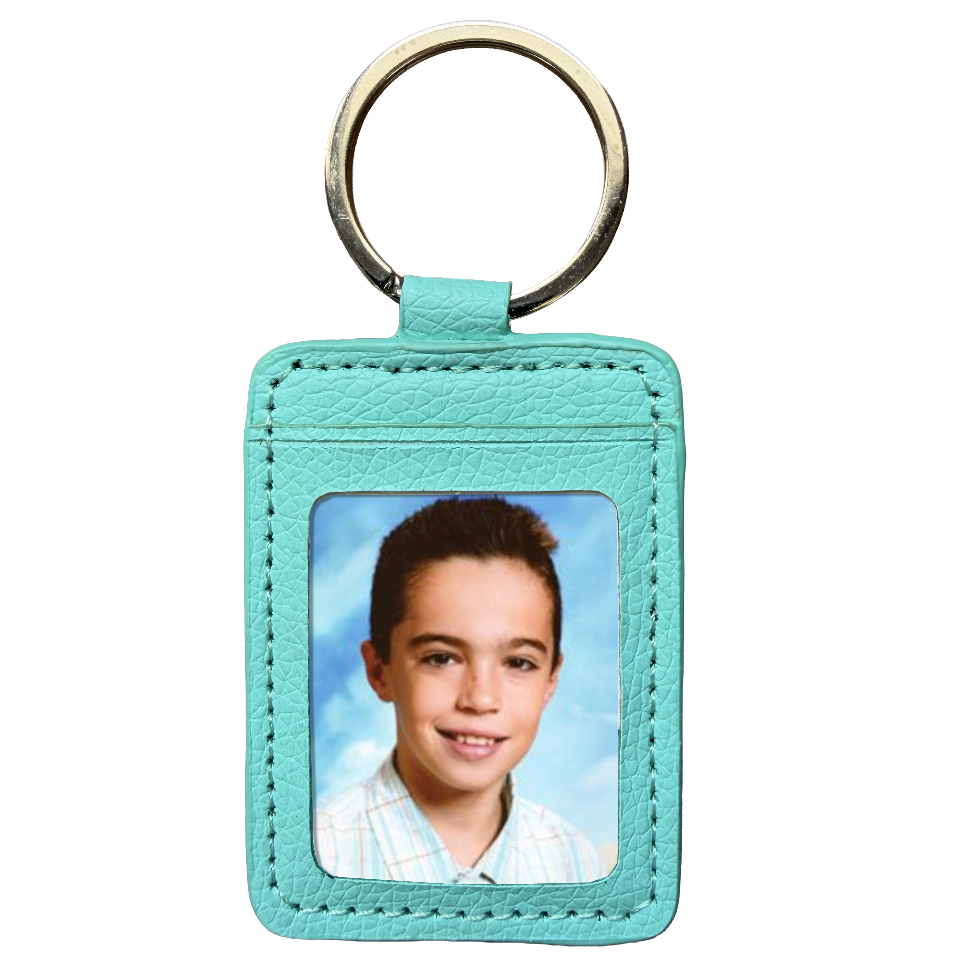 PCTFT - PORTE CLES SIMILI TURQUOISE