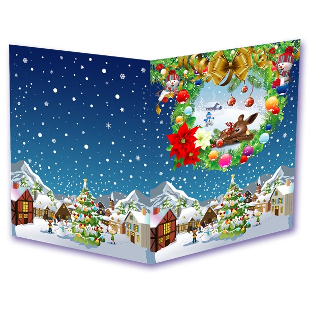 BIPTY154 - BIPTYQUE 13X18 NOEL VILLAGE